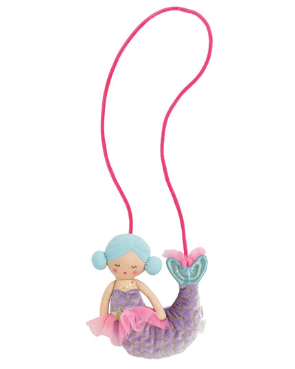 Blue mermaid purse