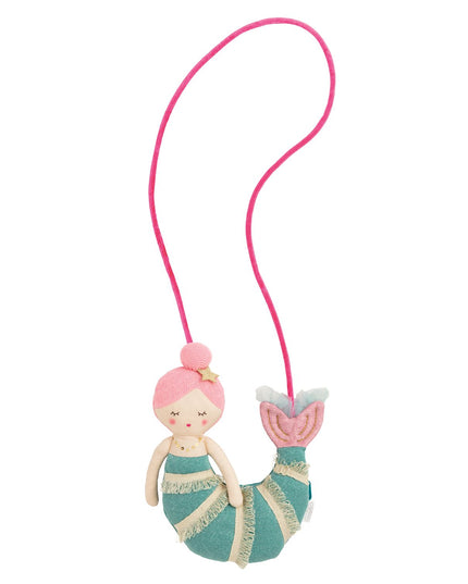 Pink mermaid purse