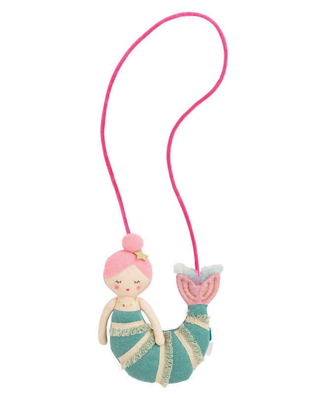 Pink mermaid purse
