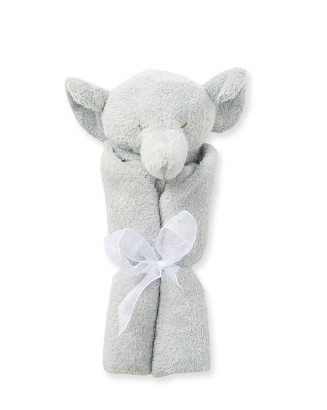 Grey Elephant Baby Lovey Blanket