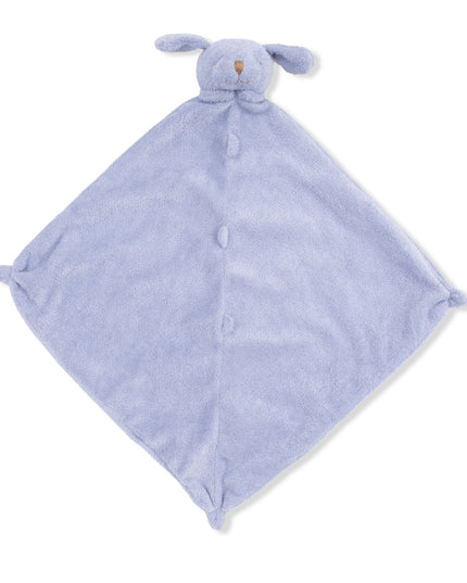 Dusty Blue Puppy Baby Lovey Blanket