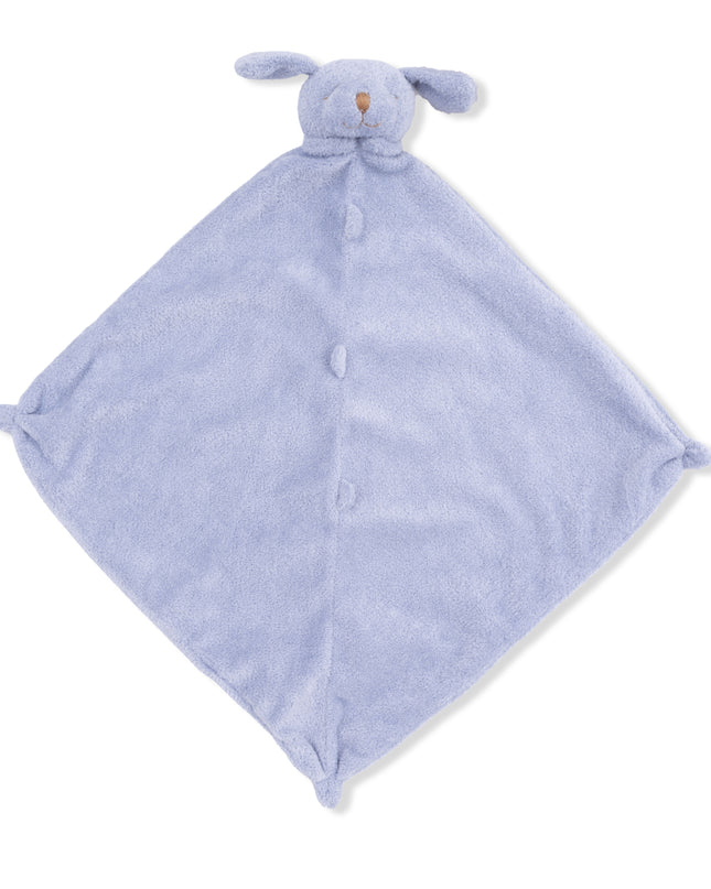 Dusty Blue Puppy Baby Lovey Blanket