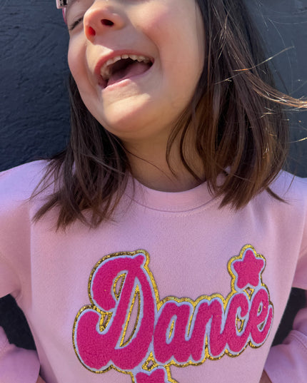 Dance Patch Pink Sweatshirt - Giggles & Glitter