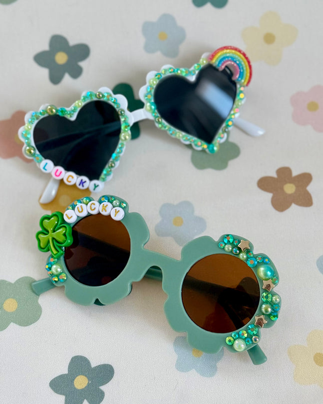 "Lucky" St. Patricks Day Sunglasses - Giggles & Glitter