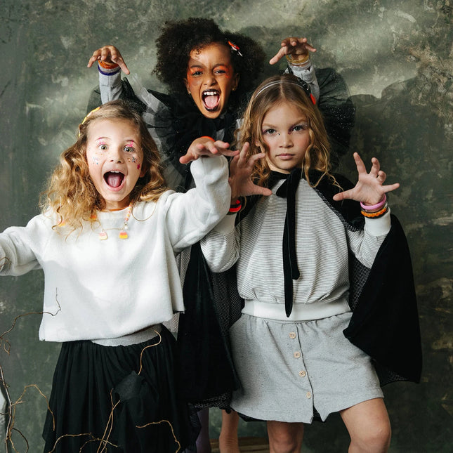Girls dressed up for halloween