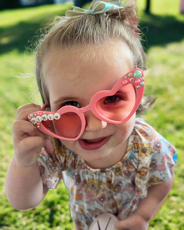 Pink Mama and Mini Heart Sunglass - Giggles & Glitter