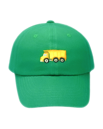 Green Dump Truck Baseball Hat