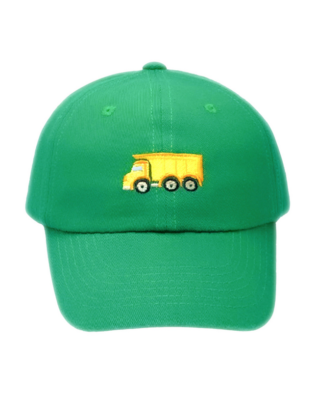 Green Dump Truck Baseball Hat