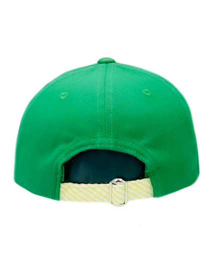Back of green Dump Truck Baseball Hat