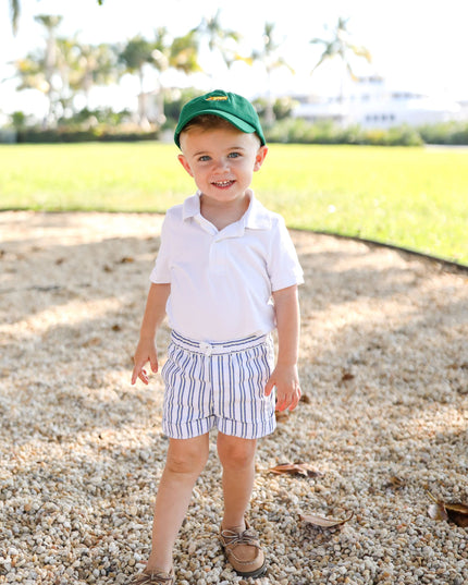 boy wearing Boy wearing Dump Truck Baseball Hat