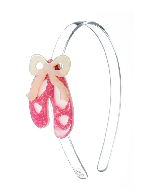 Pink Ballet Slipper Headband