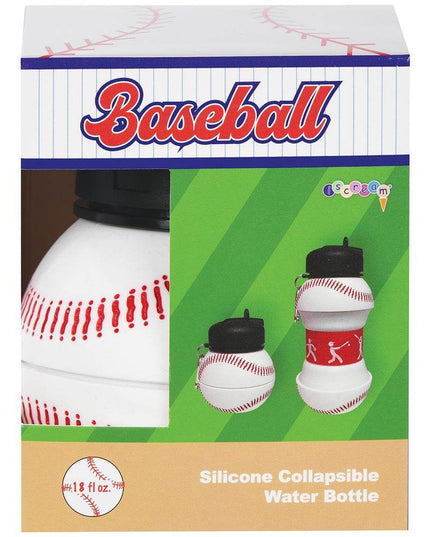 Collapsible Baseball Water Bottle - Giggles & Glitter