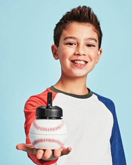 Collapsible Baseball Water Bottle - Giggles & Glitter