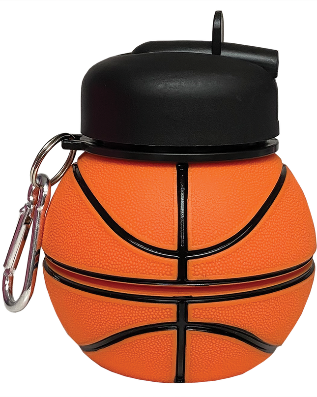 Collapsible Basketball Water Bottle
