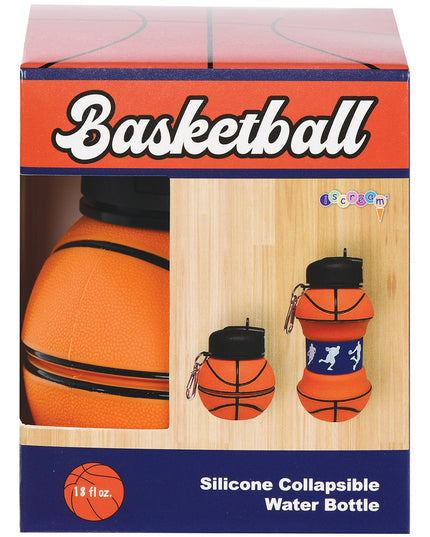 Collapsible Basketball Water Bottle in Box