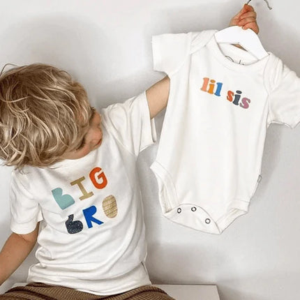 Organic Cotton "Big Bro" Toddler T-Shirt - Giggles & Glitter