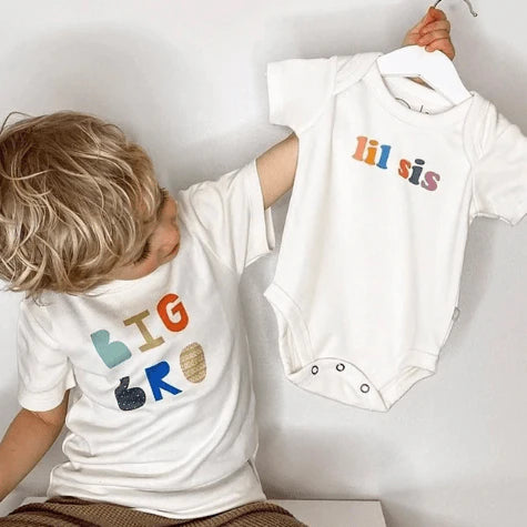 Organic Cotton "Big Bro" Toddler T-Shirt - Giggles & Glitter