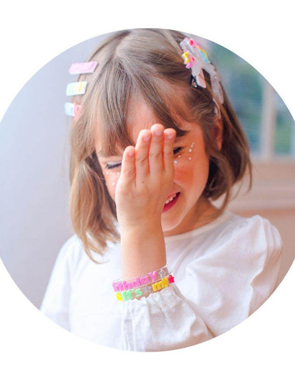 It's My Birthday Bangles (Set of 3) - Giggles & Glitter