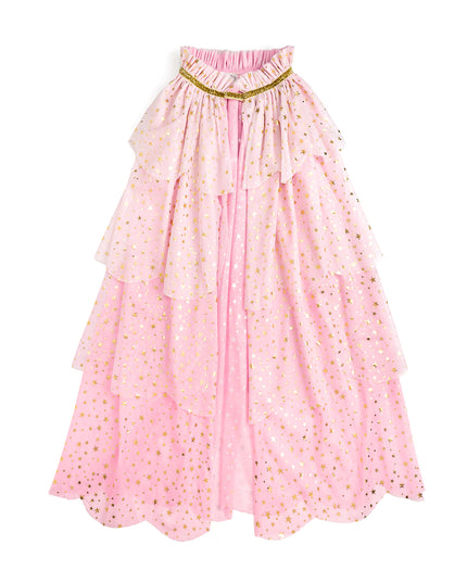 Blush pink tiered tutu with gold foil stars