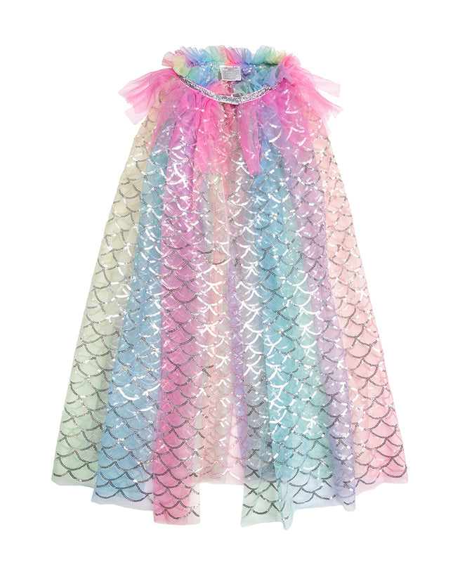 Rainbow Mermaid Cape - Giggles & Glitter
