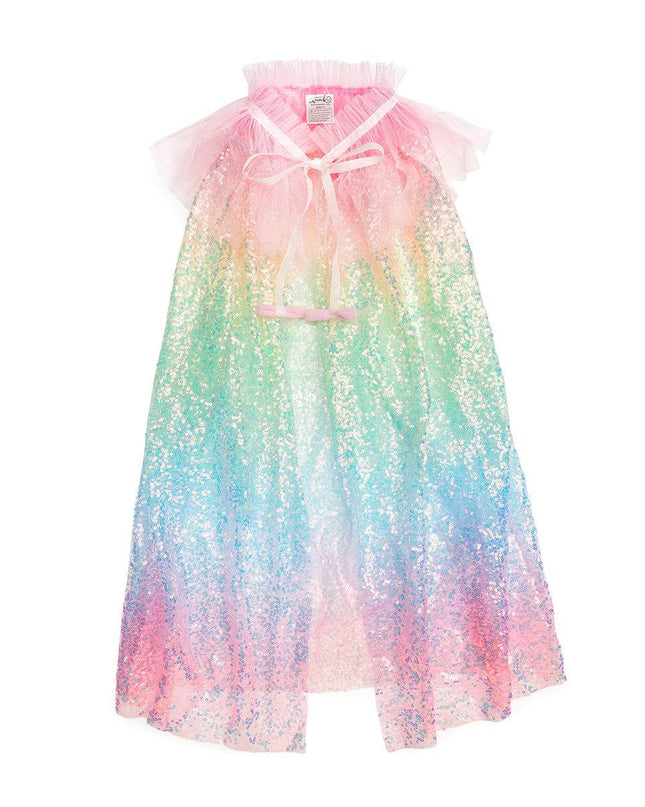 Sweet Wink Rainbow Sequin Cape - Giggles & Glitter