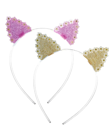 Daisy Cat Ears Headband - Giggles & Glitter