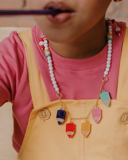 Colored Pencil Necklace
