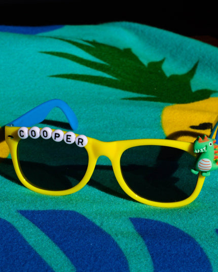 Personalized Children’s Sunglasses - Dinosaurs - Giggles & Glitter
