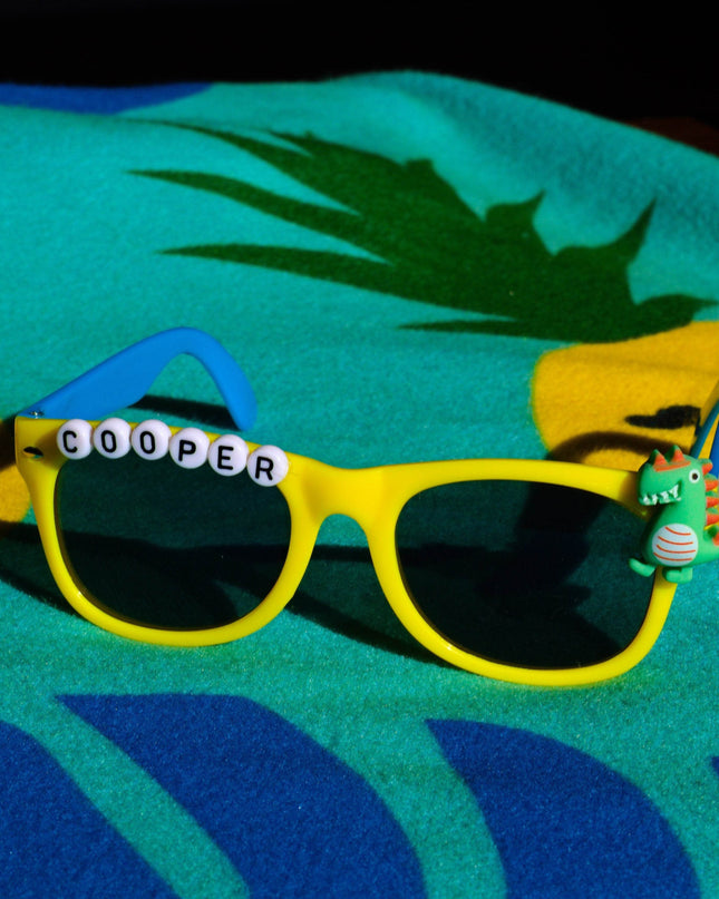 Personalized Children’s Sunglasses - Dinosaurs - Giggles & Glitter