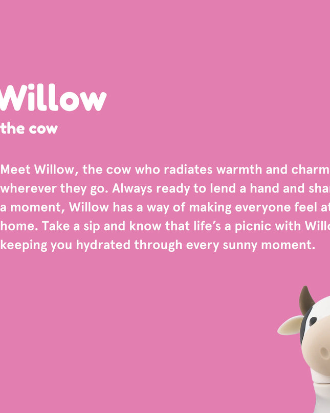 Cow Bestie Stainless Steel Water Bottle