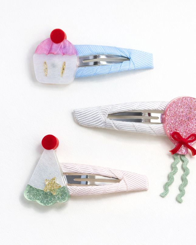 Birthday party snap clips