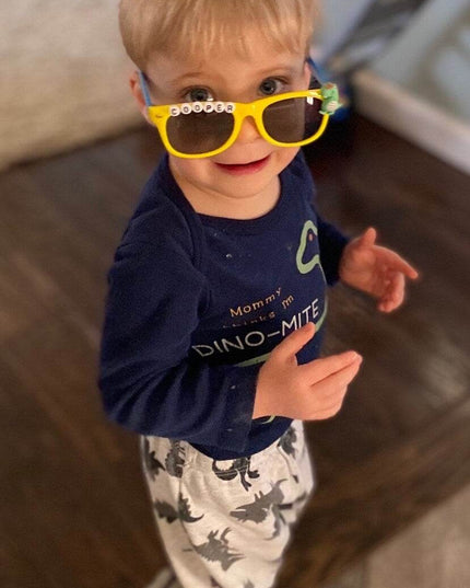Personalized Children’s Sunglasses - Dinosaurs - Giggles & Glitter