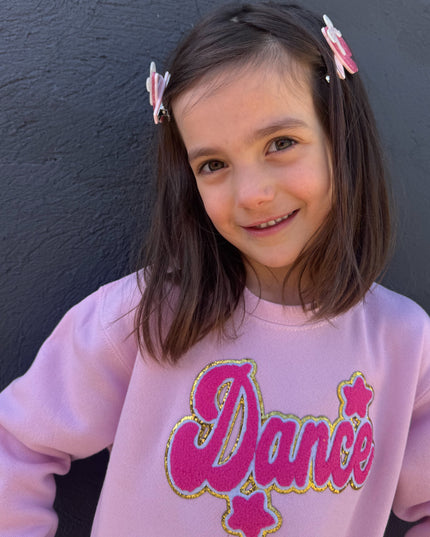 Dance Patch Pink Sweatshirt - Giggles & Glitter