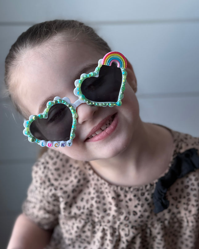 "Lucky" St. Patricks Day Sunglasses - Giggles & Glitter