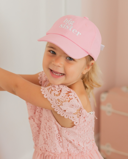 Big Sister Bow Baseball Hat - Giggles & Glitter