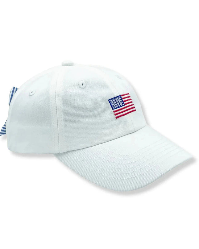 American Flag Bow Baseball Hat