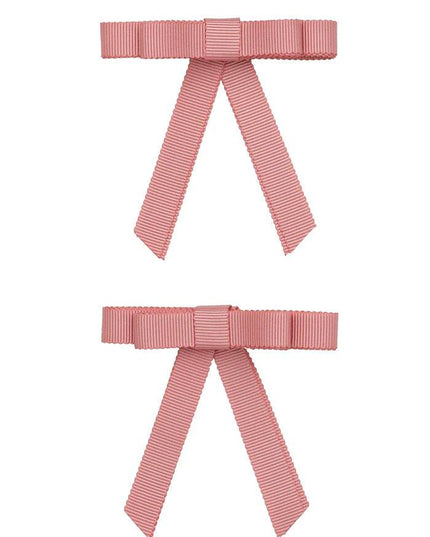 Project 6 NY Grossgrain Bow Clip Set - Sweet Nectar (Set of 2) - Giggles & Glitter