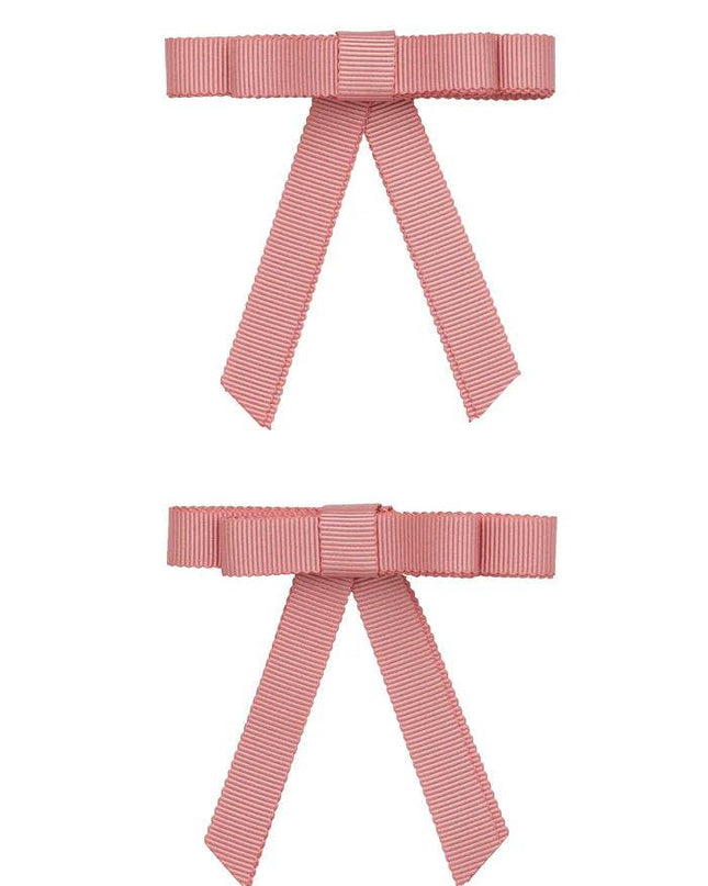 Project 6 NY Grossgrain Bow Clip Set - Sweet Nectar (Set of 2) - Giggles & Glitter