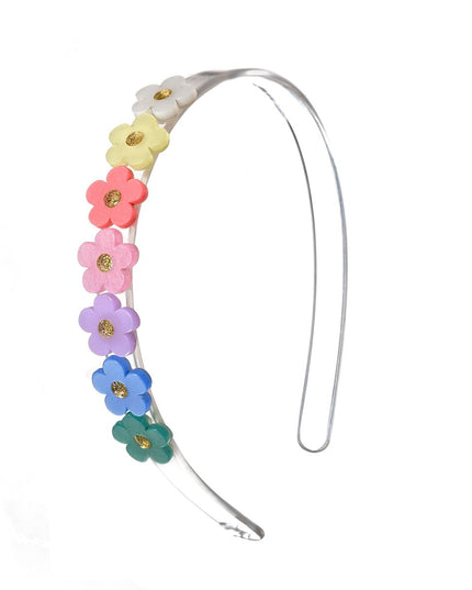 Multi-Color Flower Headband - Giggles & Glitter