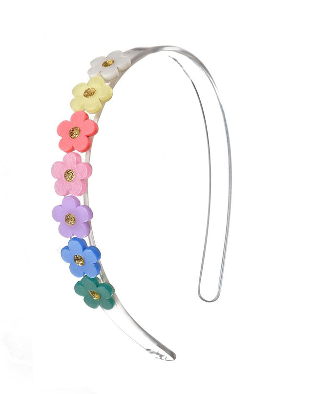 Multi-Color Flower Headband - Giggles & Glitter