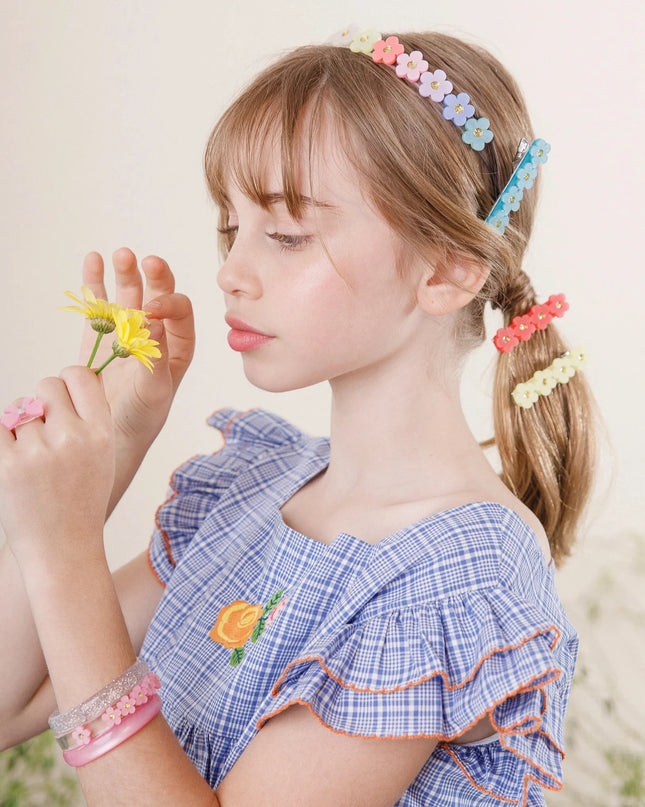 Multi-Color Flower Headband - Giggles & Glitter