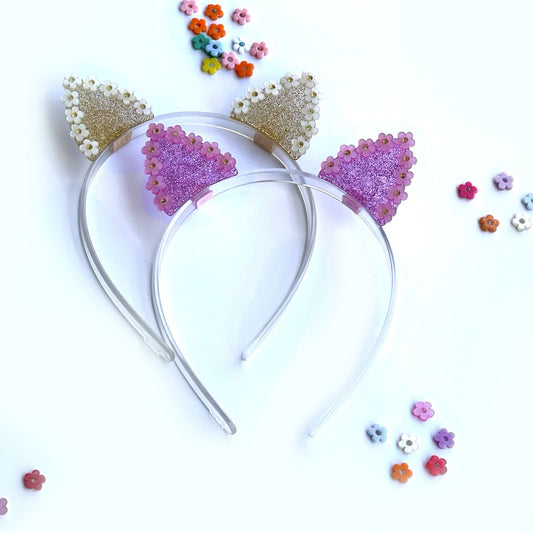 Daisy Cat Ears Headbands