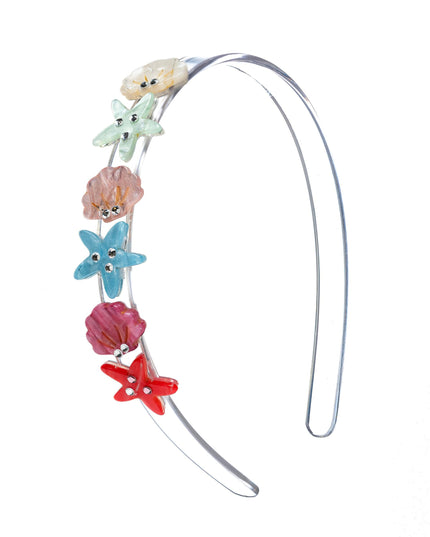 Pearlized Seashells Headband - Giggles & Glitter