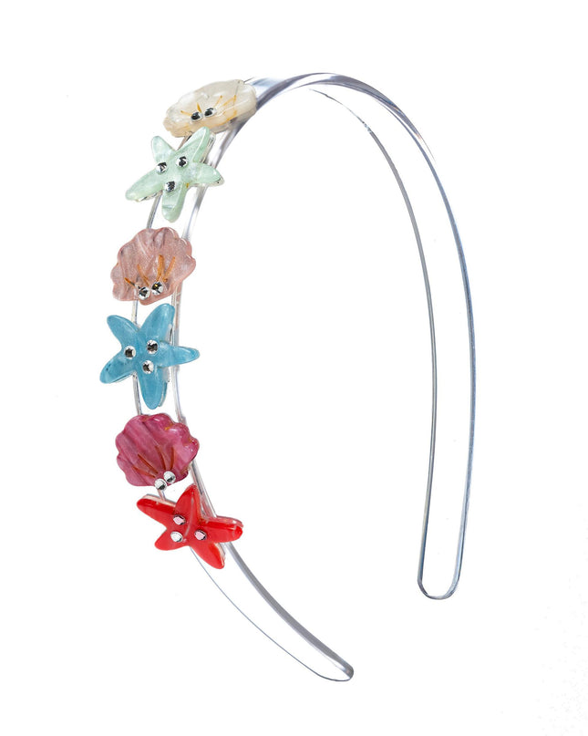 Pearlized Seashells Headband - Giggles & Glitter