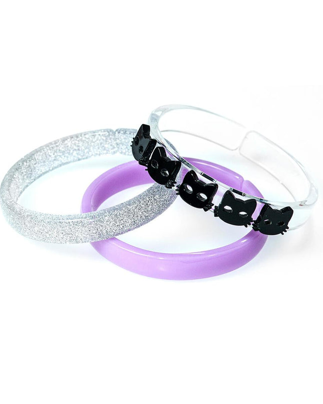 Lilies & Roses NY Black Cat Bangles (Set of 3)