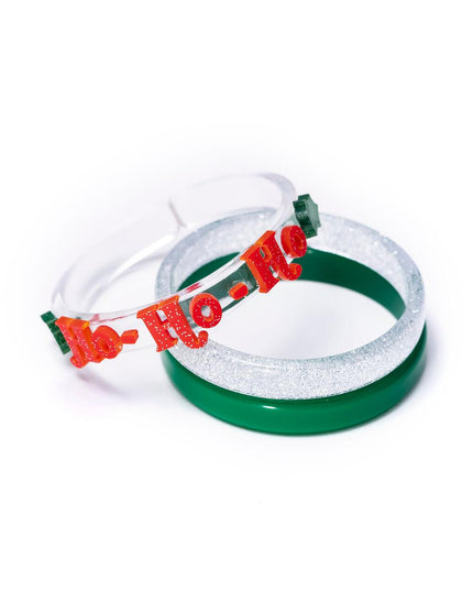Ho-Ho-Ho Christmas Bangles (Set of 3)