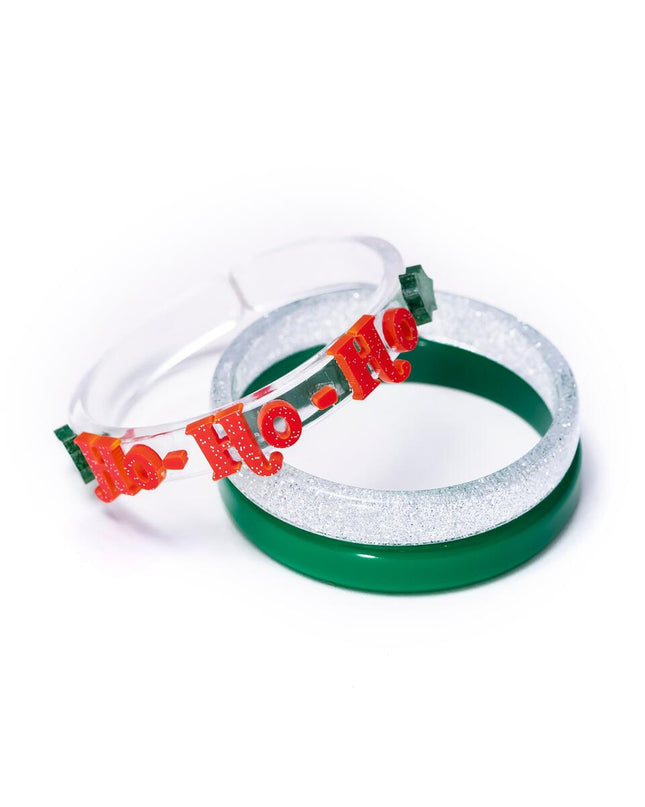 Ho-Ho-Ho Christmas Bangles (Set of 3)