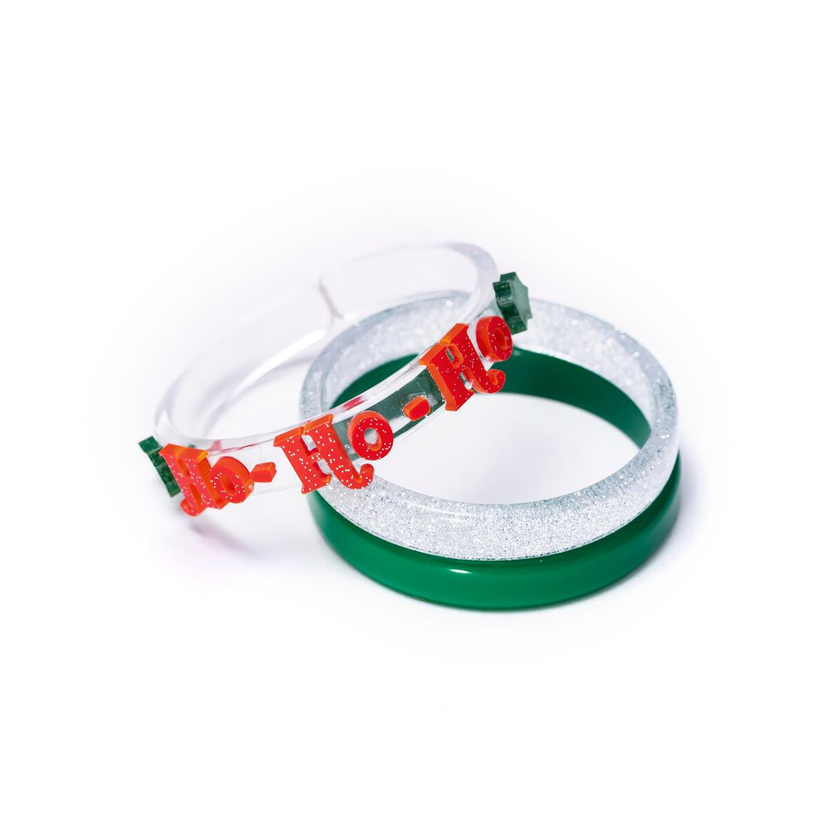 Lilies & Roses NY Ho-Ho-Ho Christmas Bangles (Set of 3)