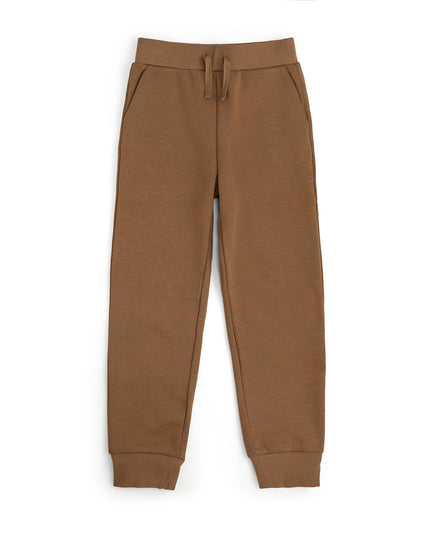 Brown drawstring joggers