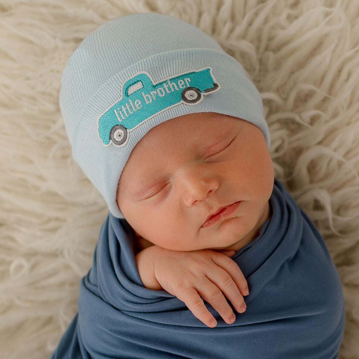 ILYBEAN "Little Brother" Truck Baby Hat